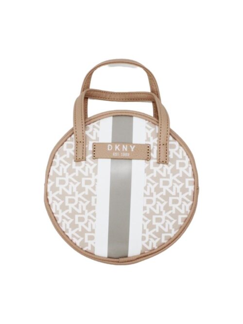 DKNY SIGNATURE STRIPE ORIGINAL CIRCLE BAG