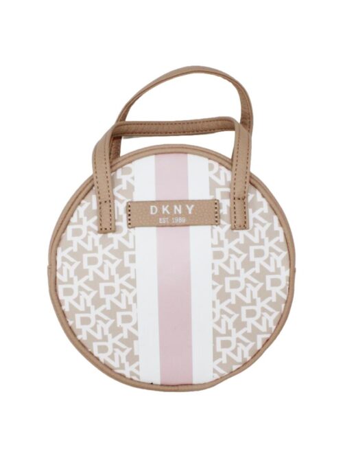 DKNY SIGNATURE STRIPE ORIGINAL CIRCLE BAG