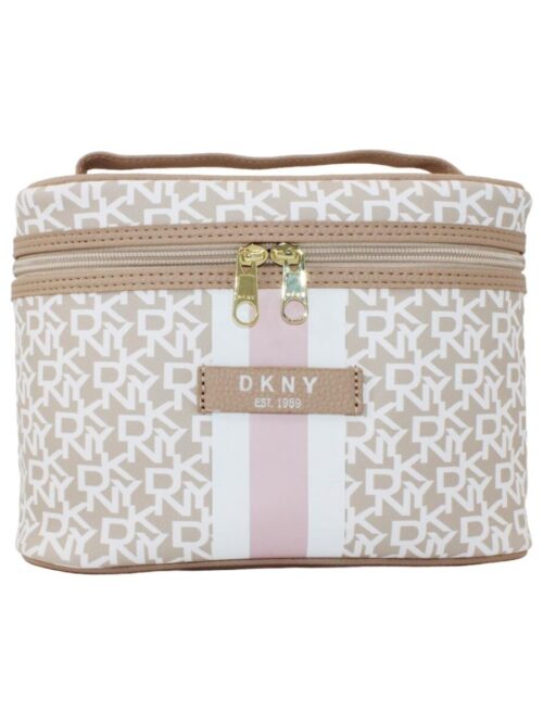 DKNY SIGNATURE STRIPE ORIGINAL TRAIN CASE