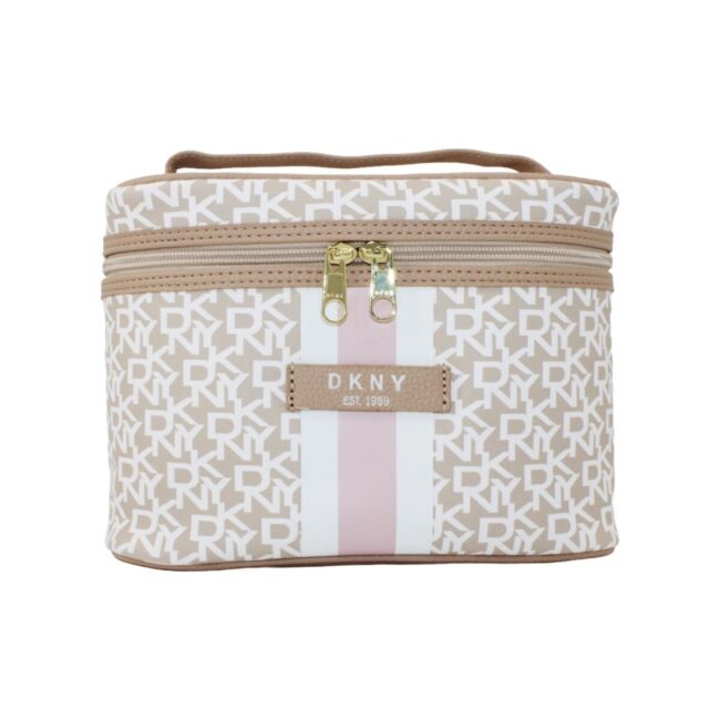 DKNY SIGNATURE STRIPE ORIGINAL TRAIN CASE
