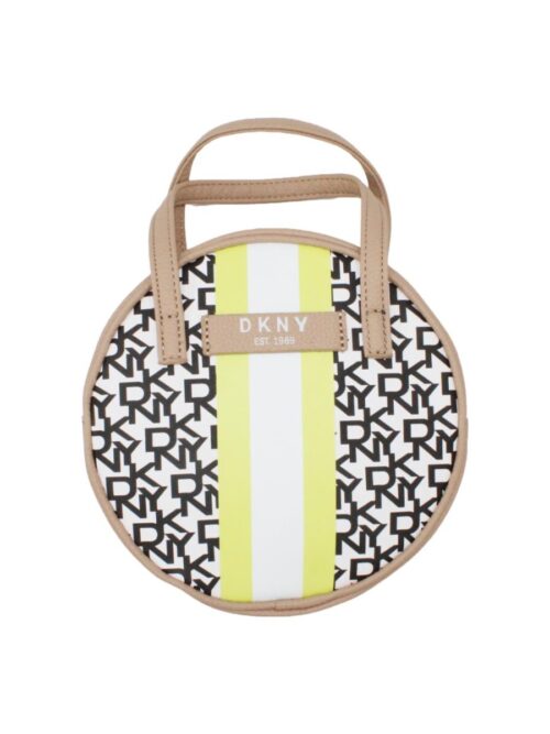 DKNY SIGNATURE STRIPE ORIGINAL CIRCLE BAG
