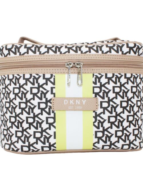 DKNY SIGNATURE STRIPE ORIGINAL TRAIN CASE