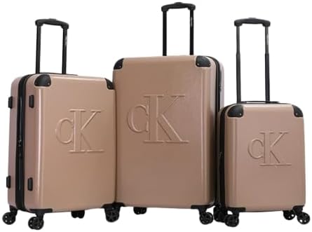 Calvin Klein Lina 3pc set 20, 24, 28 INCH Luggage Color Mushroom