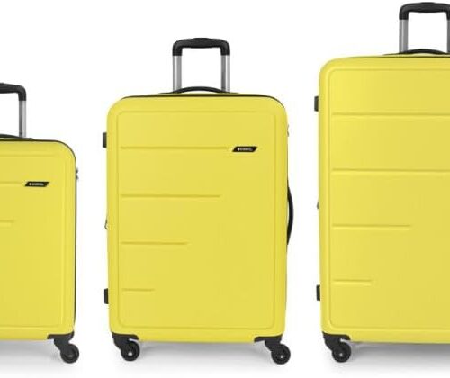 Gabol Future 3pc set 20, 24, 28 INCH Luggage Color Yellow
