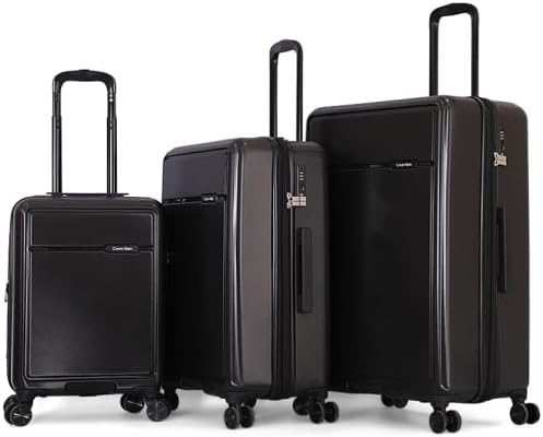 Calvin Klein Black Rider 3pc set 20, 24, 28 INCH Luggage Color Black