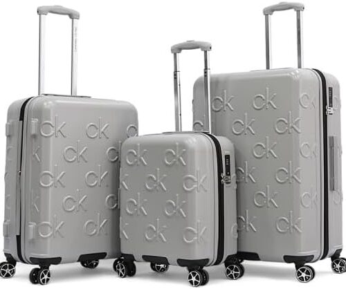 Calvin Klein Insignia 3pc set 20, 24, 28 INCH Luggage Color Heather Grey