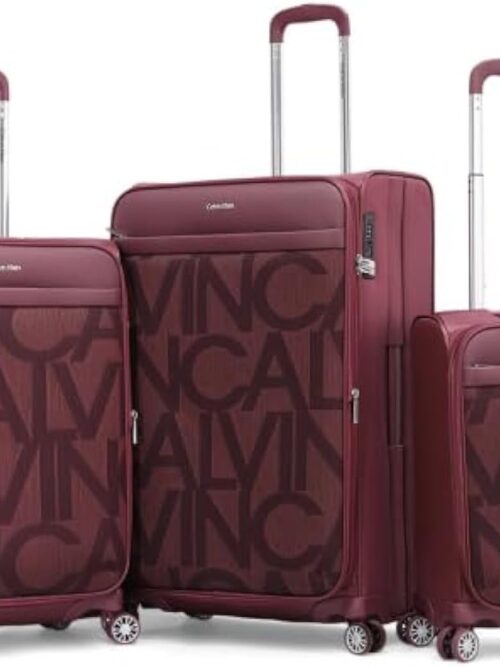Calvin Klein Gabriana 3pc set 20, 24, 28 INCH Luggage Color Crushed Berry
