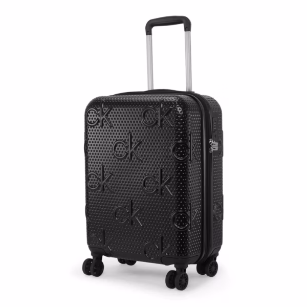Calvin Klein Insignia 4.0 Hardside Luggage on Wheels for Unisex | Ultra Lightweight ABS with 4 Spinner Wheels | Color Black