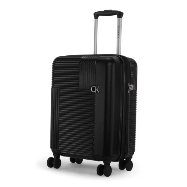 Calvin Klein Astoria Hardside Luggage on Wheels for Unisex | Ultra Lightweight ABS with 4 Spinner Wheels | Color Black
