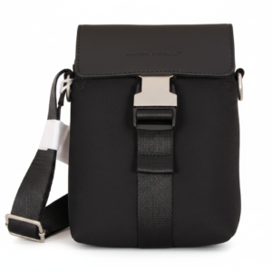 David Jones Women's Crossbody Messenger Bag | Tactical Compact Shoulder Sling Bag with Adjustable Strap | Color Black(CM7491)