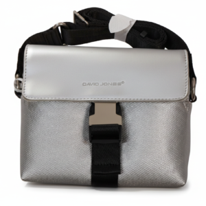 David Jones Women's Handbag Stylish and Durable Everyday Carry | Color Silver(CM7490)