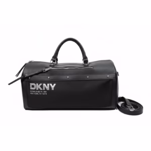 Rivets Duffle Bag on Wheels for Unisex | Ultra Lightweight Color Black